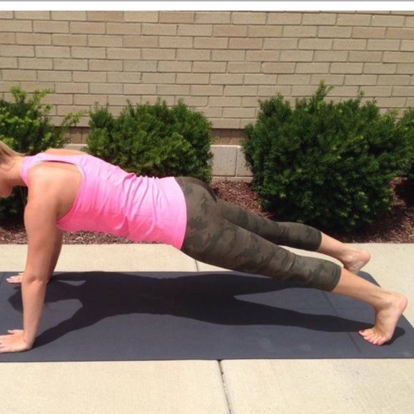 Lululemon Wunder Under Crop Legging Full On Luxtreme Savasana Camo Fatigue Green - Picture 4 of 11